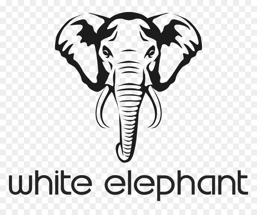595-5956827_elephant-face-black-and-white-hd-download